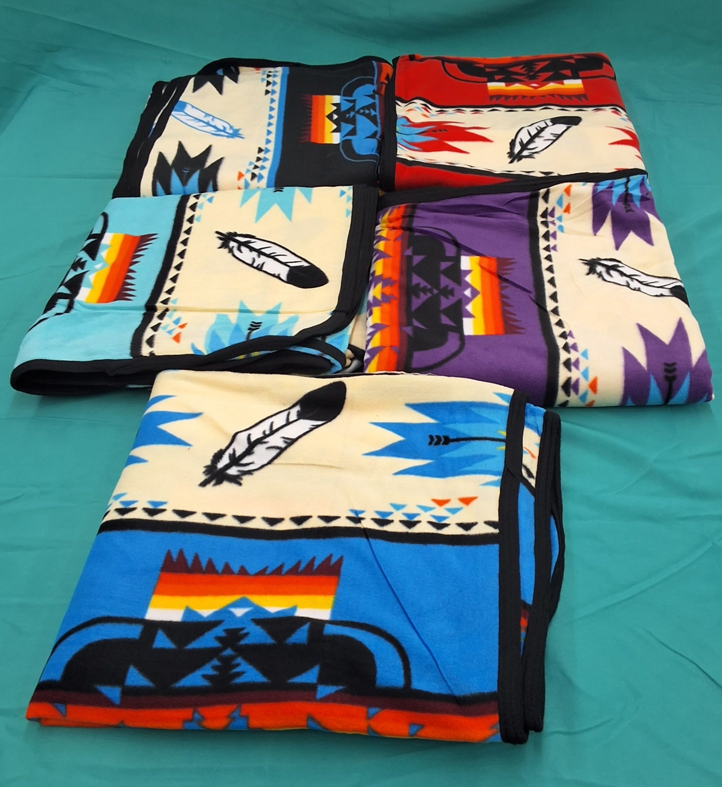 Fleece Feather blanket Full