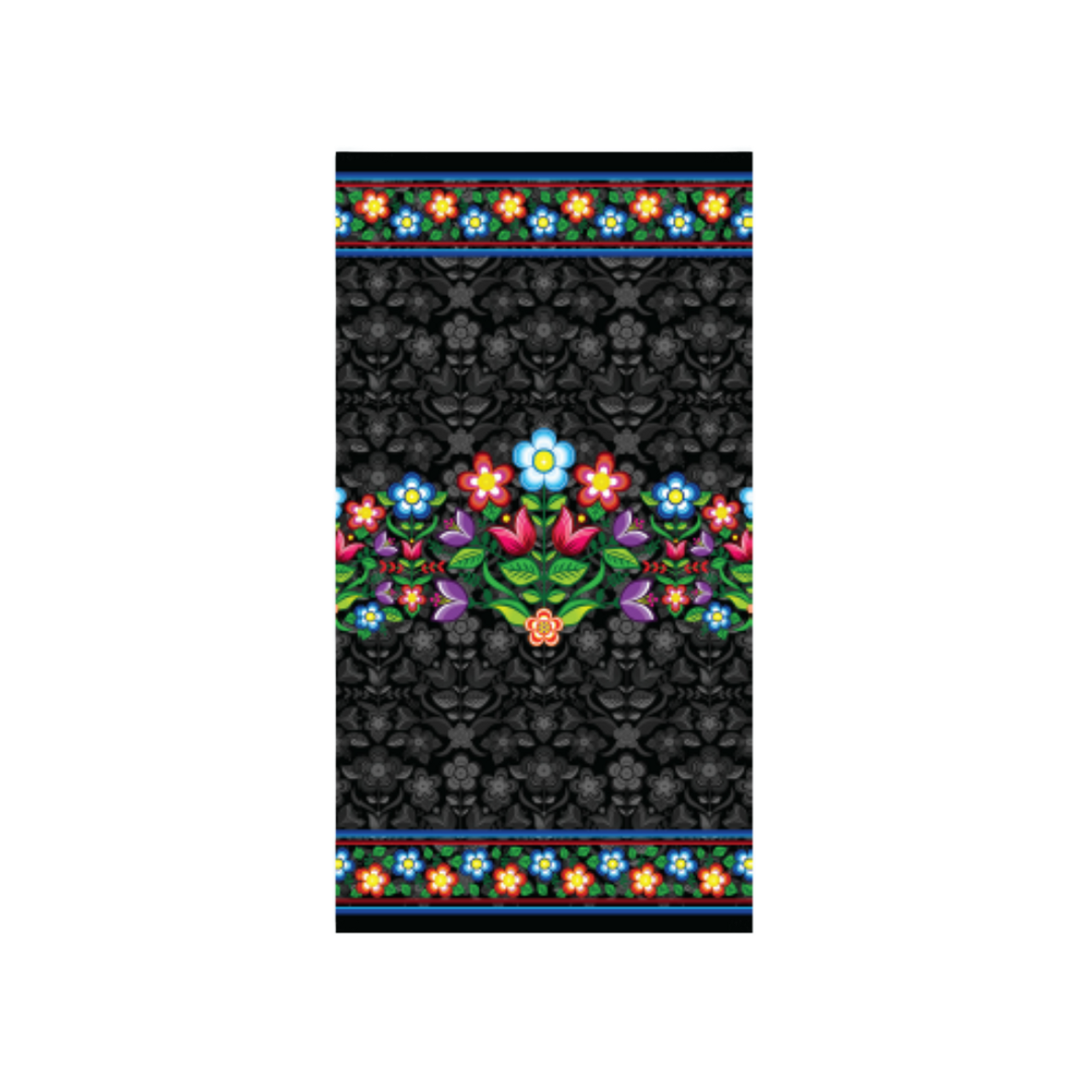 Floral Gathering Beach Towels