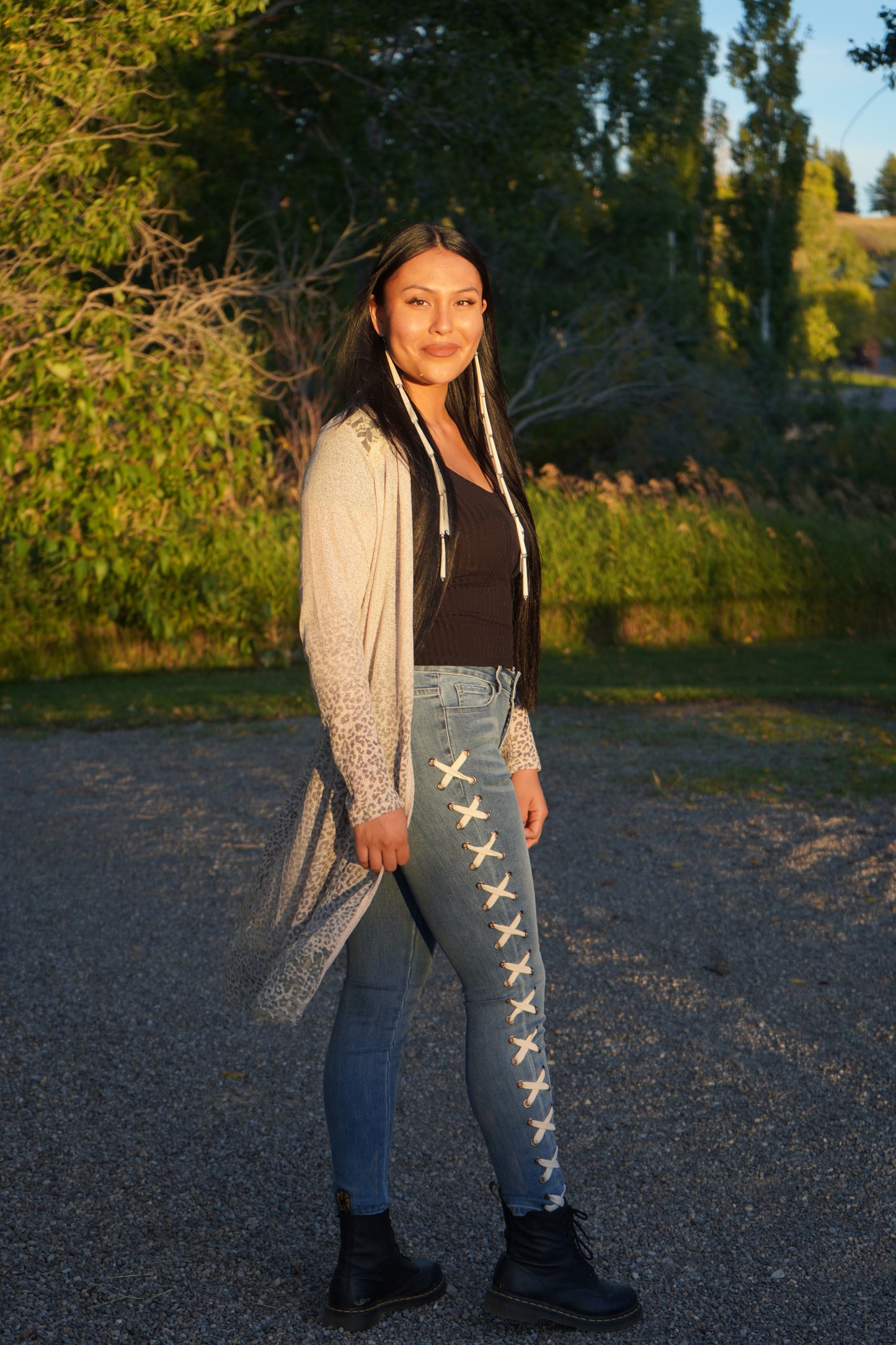 Laced Jeans