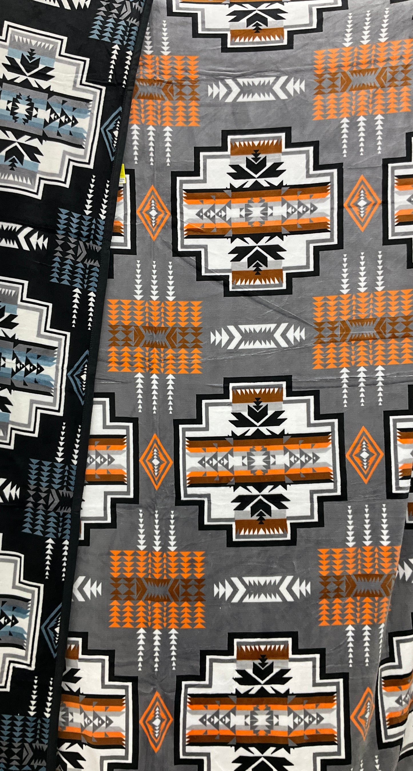 Queen Aztec Mink Blanket