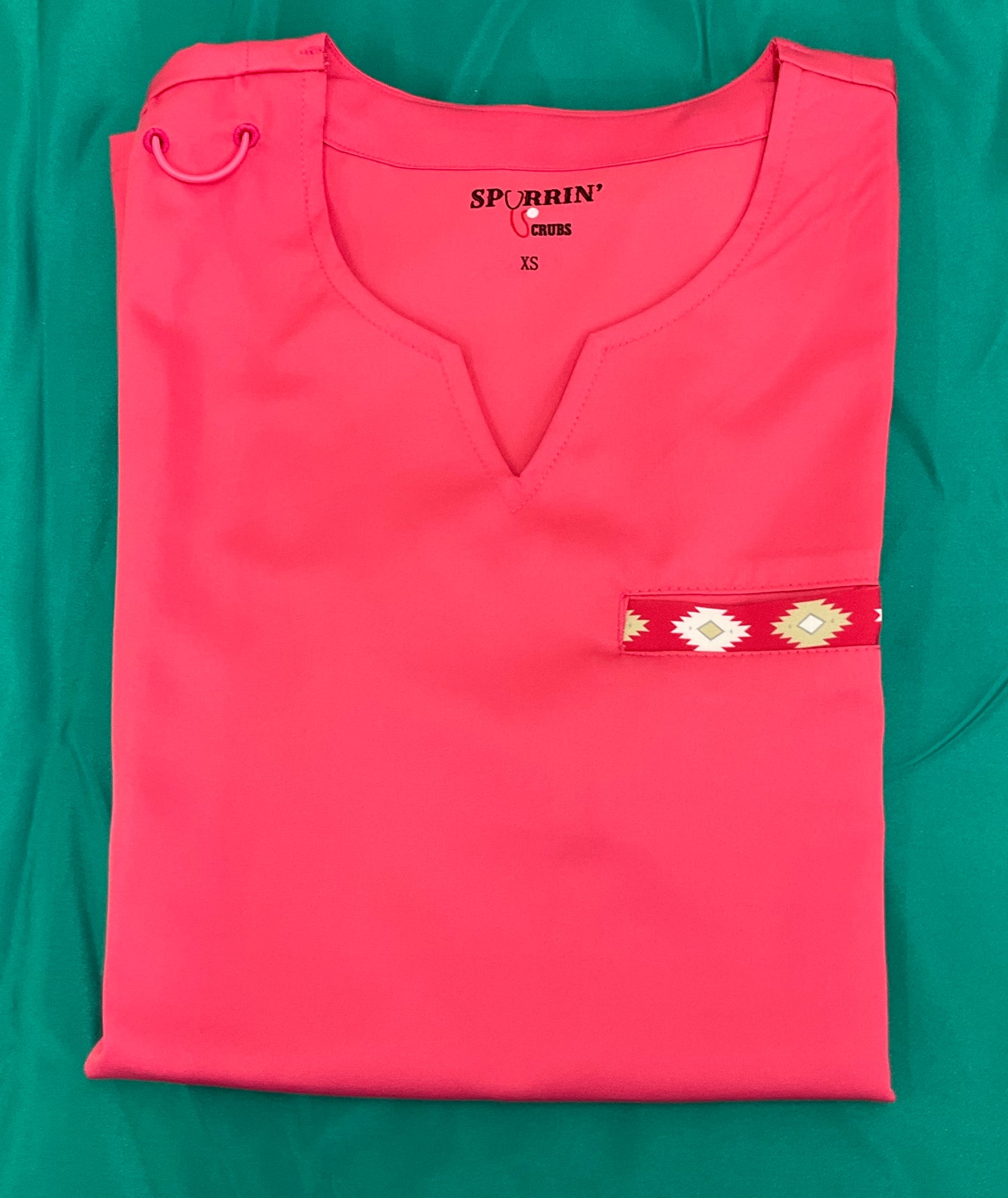 Native Design Shirt Scrubs