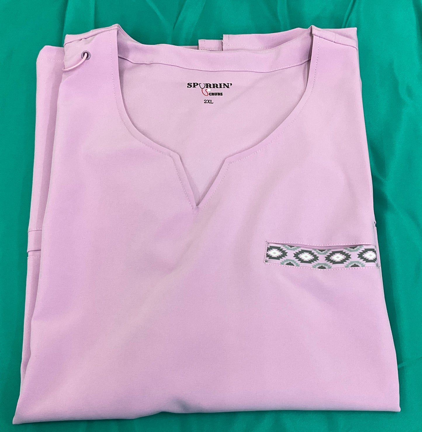 Native Design Shirt Scrubs