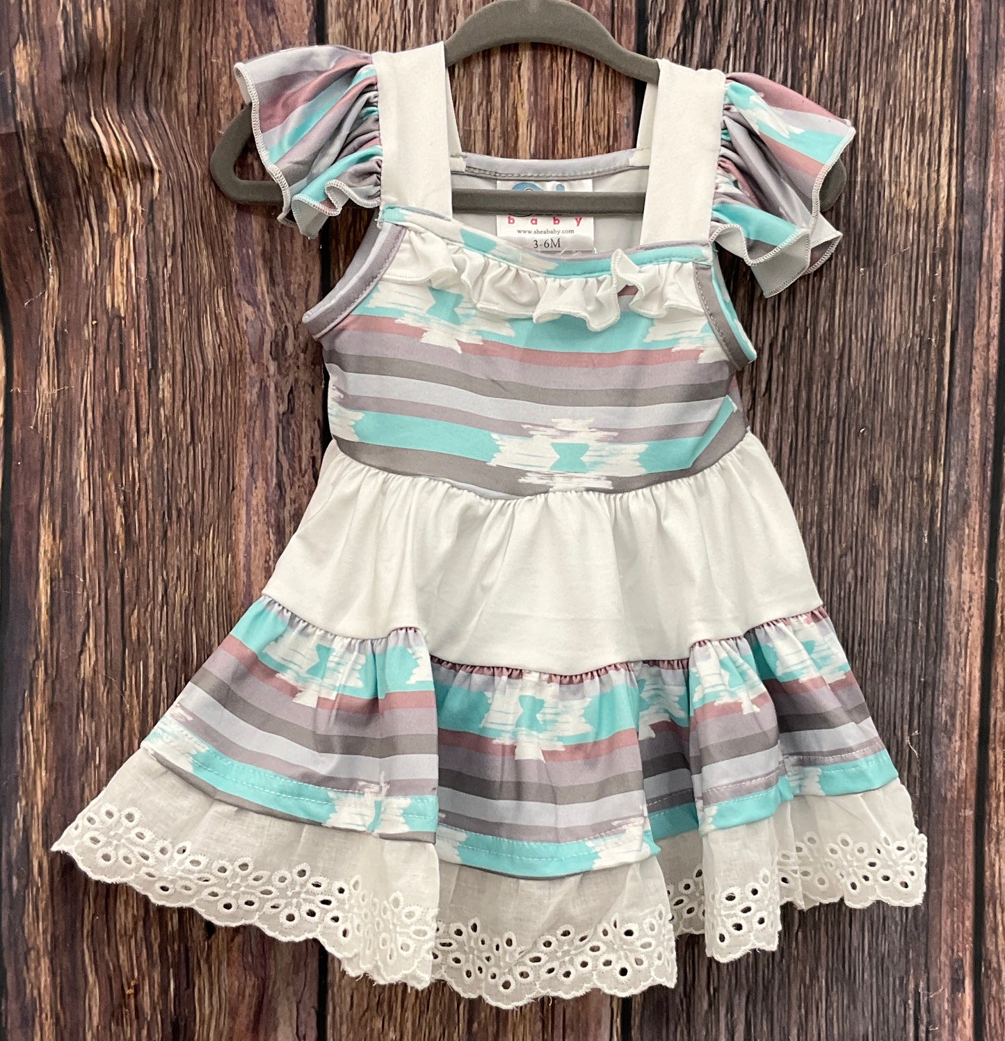 Baby/Toddler Roughled Sun-Dress