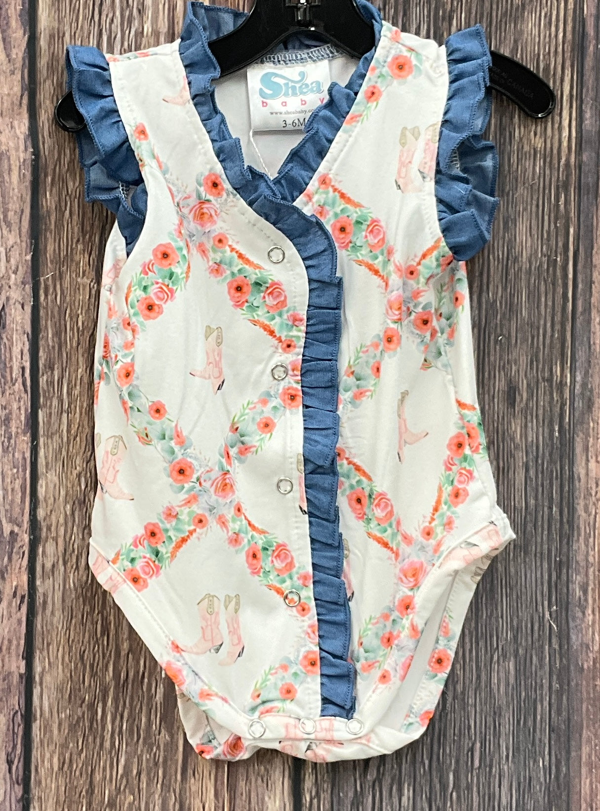 Cowgirl Boot Onesie