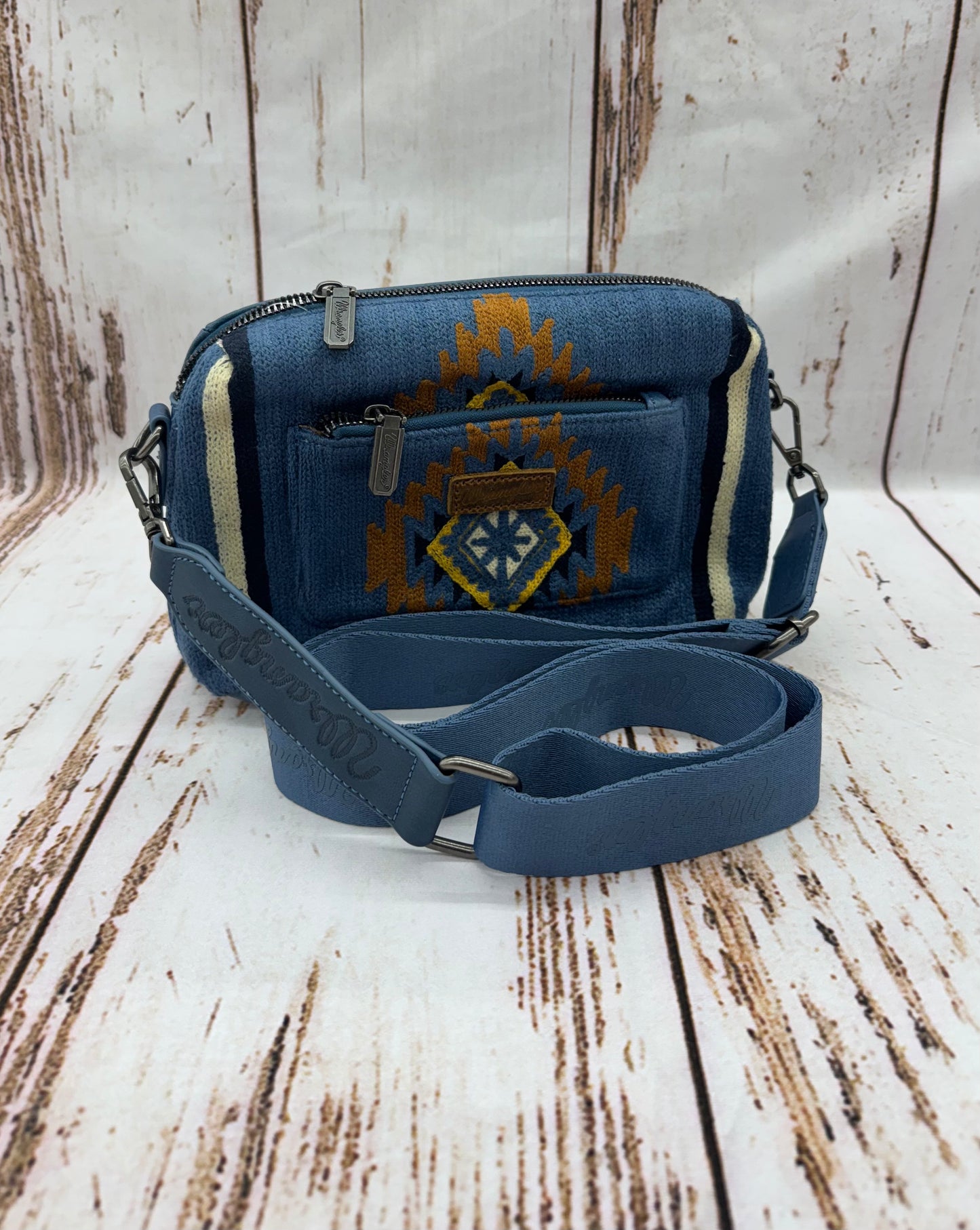 Wranglers x Montana West Aztec Crossbody Bag