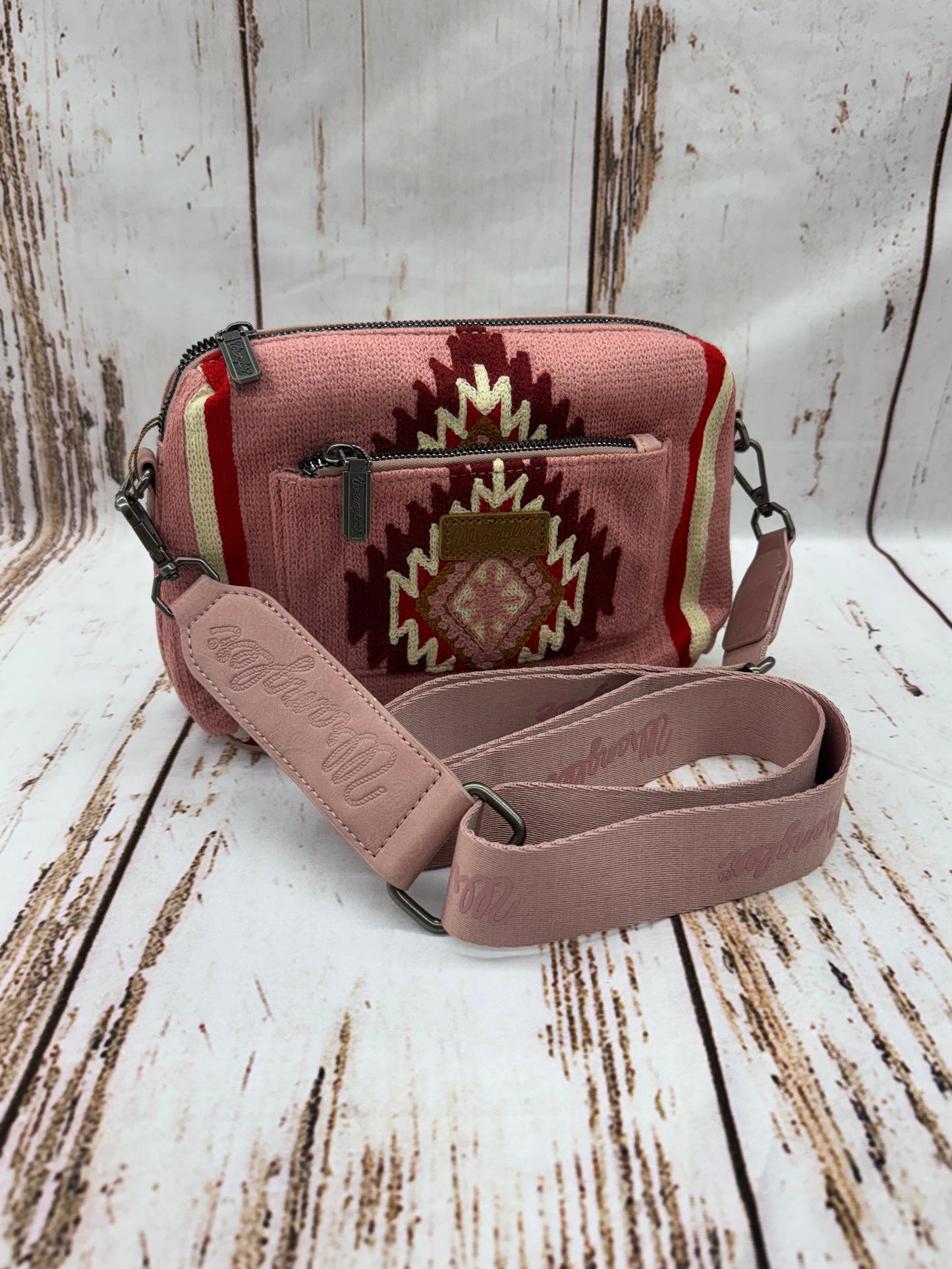 Wranglers x Montana West Aztec Crossbody Bag