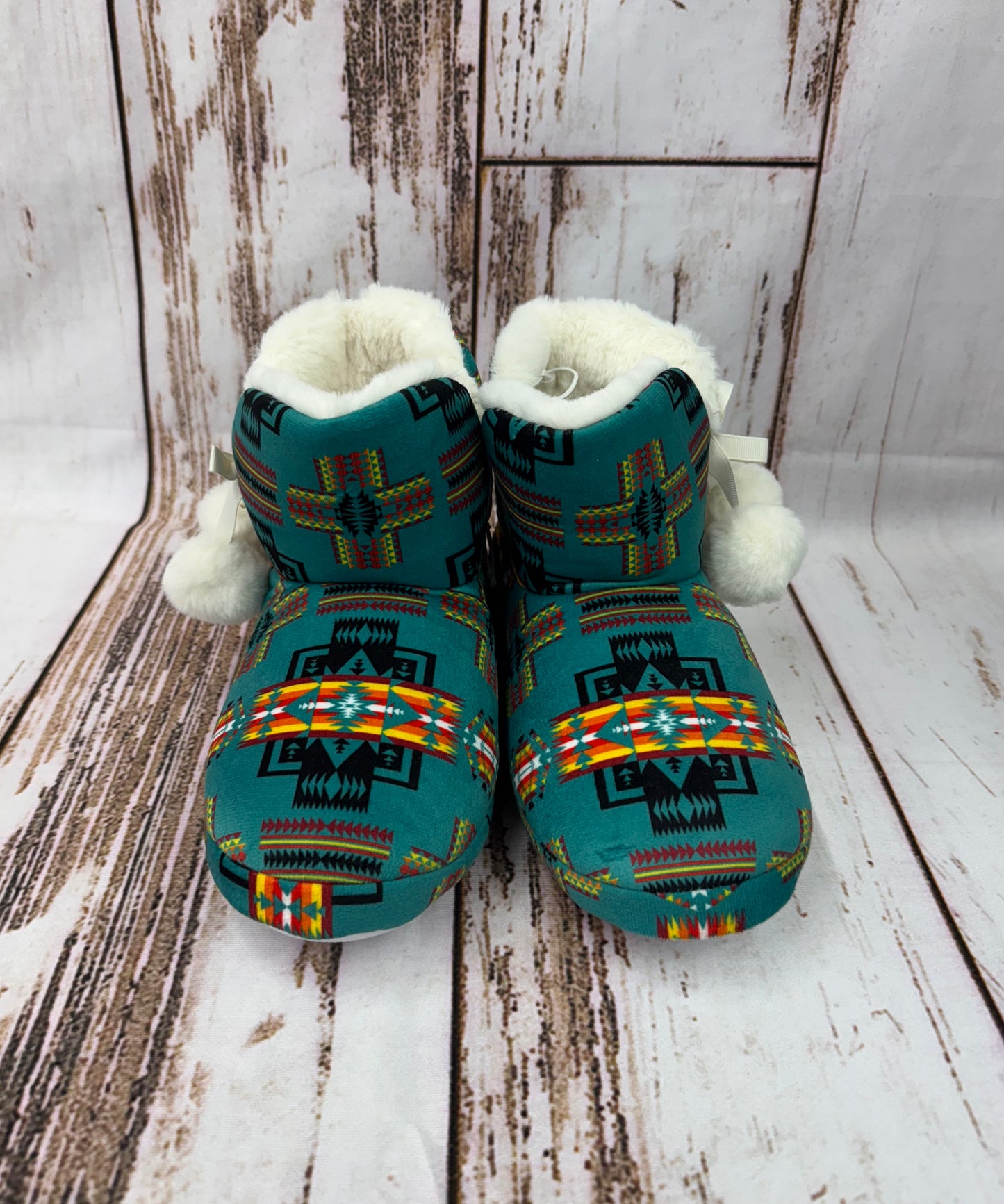 Native Print Slippers