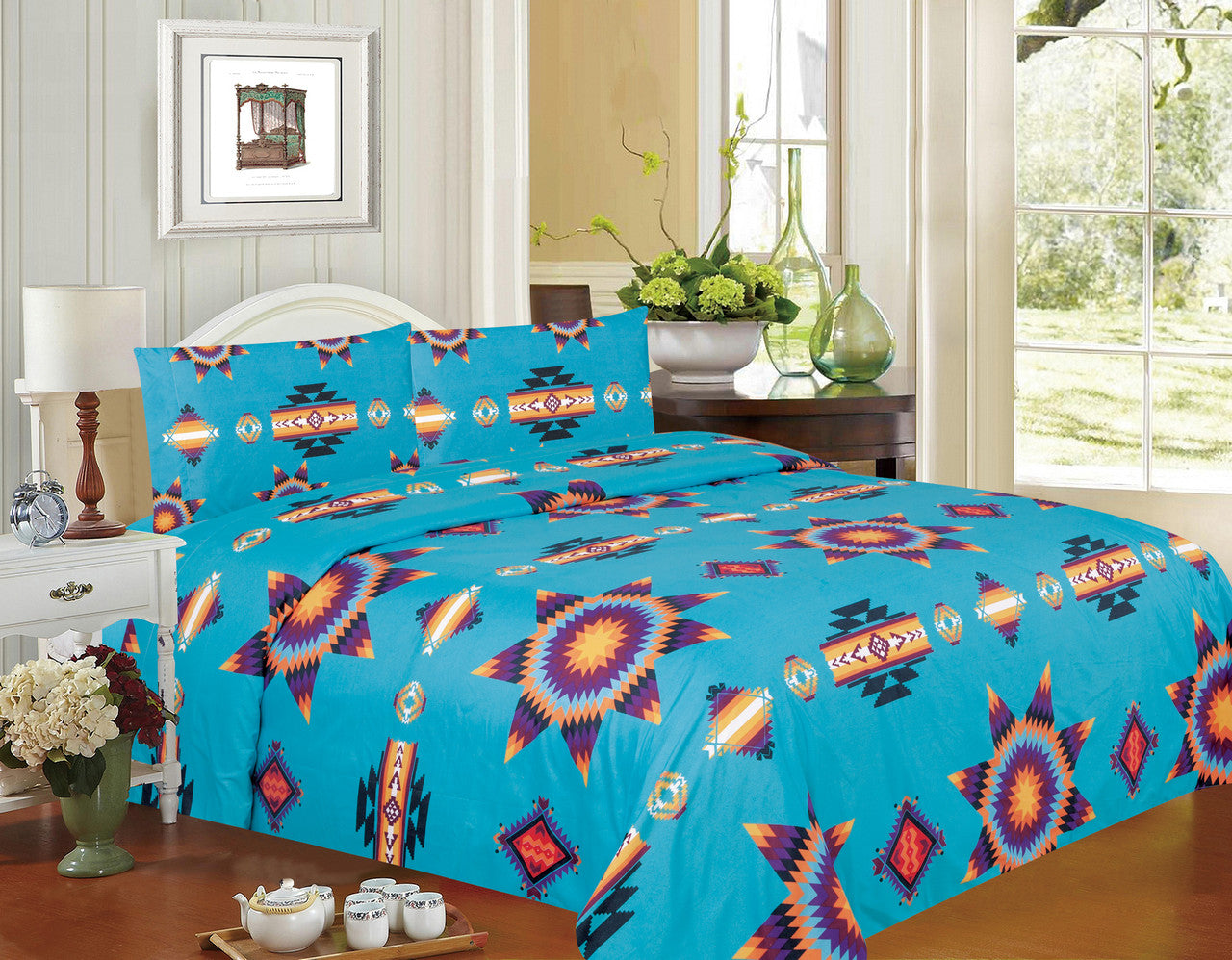 Star Design 4 Pc Sheet Set
