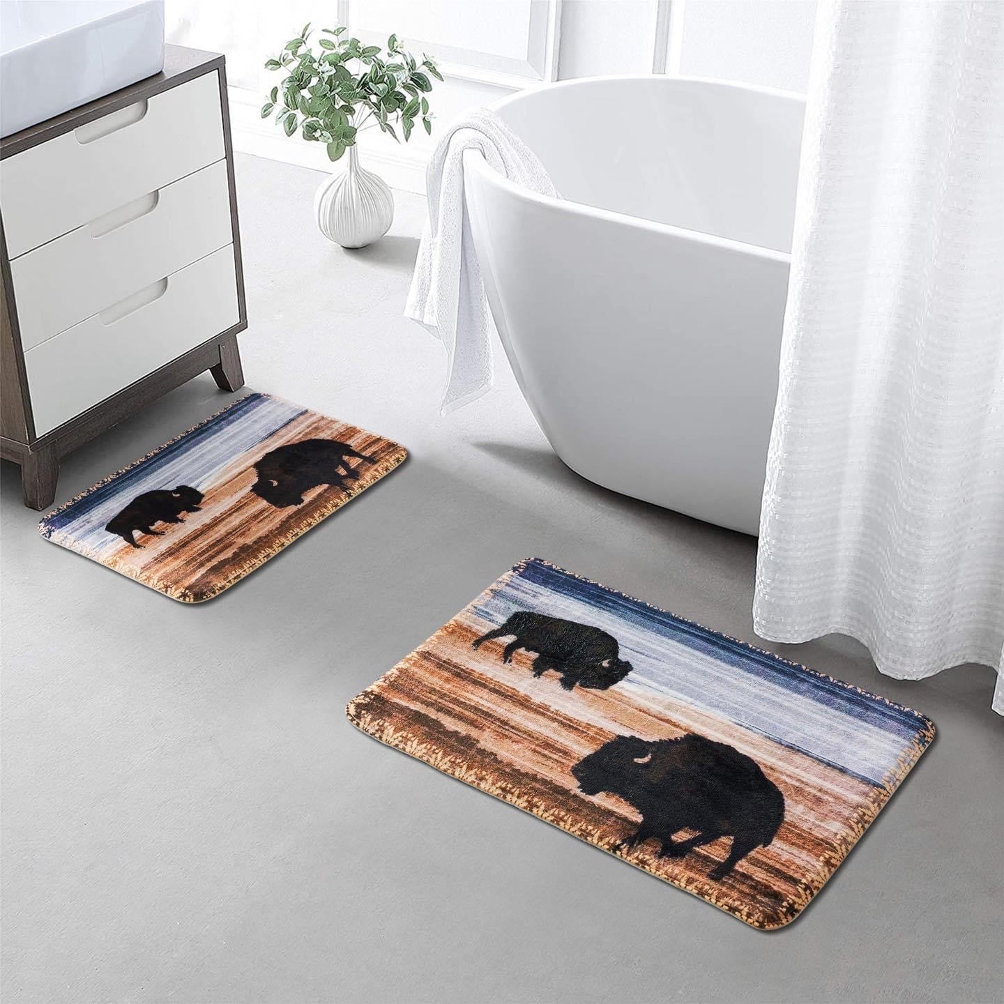 2 Pieces Bathmat Set