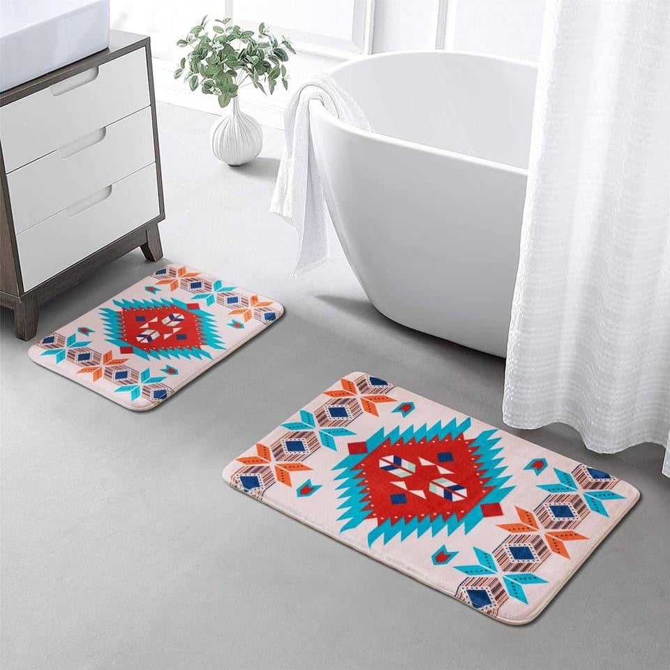 2 Pieces Bathmat Set