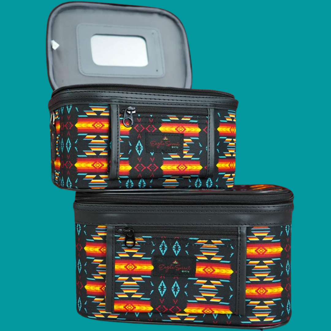 Black 2-Piece Cosmetic Set