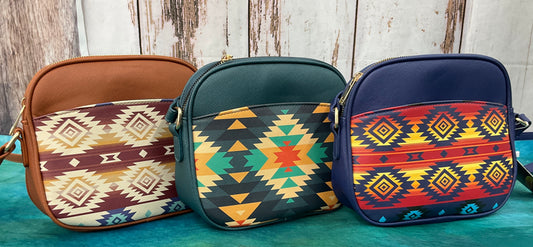 Southwest Zipper-top Purse
