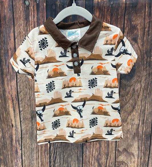 Desert Sky Polo Shirt Toddler