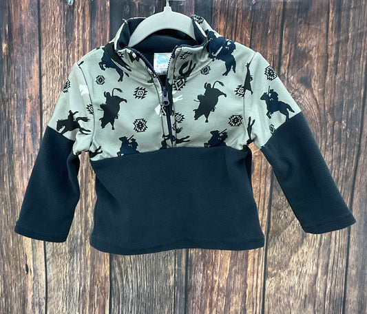 Rough Stock fleece Zip Up Sweatshirt