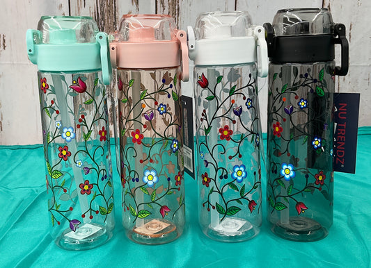 Flower design Water Bottle