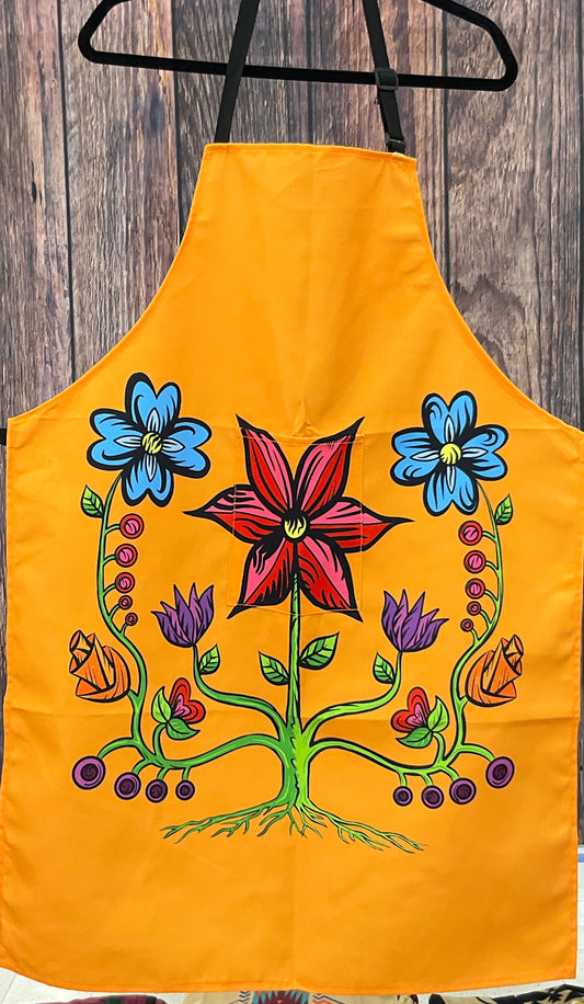 Floral Print Apron