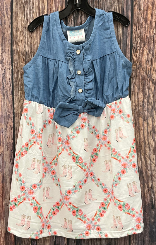 Baby/Toddler Cowgirl boots Sun-Dress