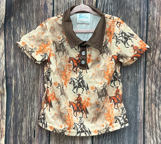 Toddler Cowboy Polo shirt