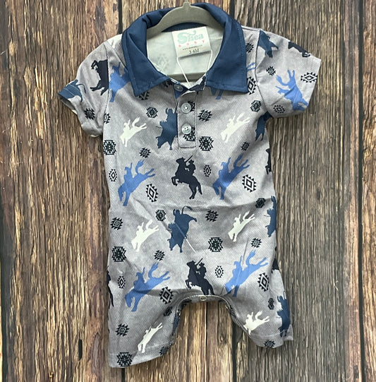 Baby Bronc/Bull Rider Onesie