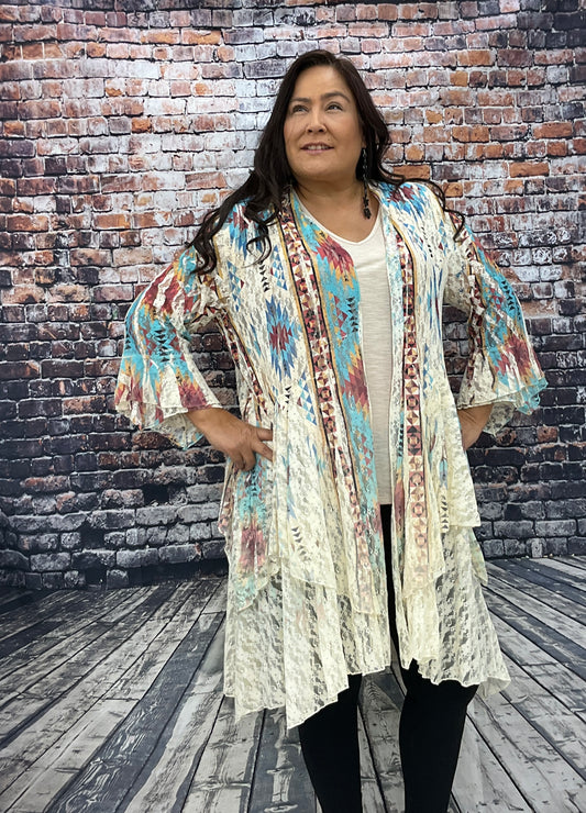 All Lace Duster Cardigan
