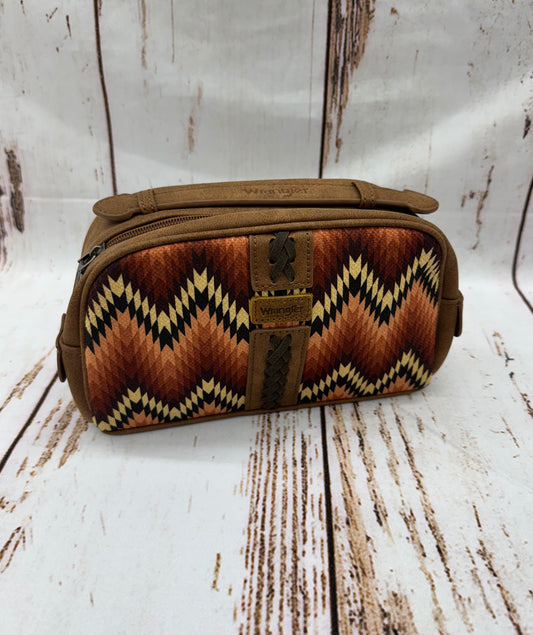 Wrangler Makeup Pouch Bag Mini Western Toiletry Purse Cosmetic Organizer