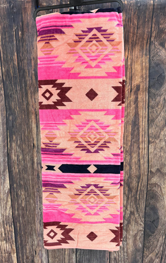 Dakota Pink Beach Towel