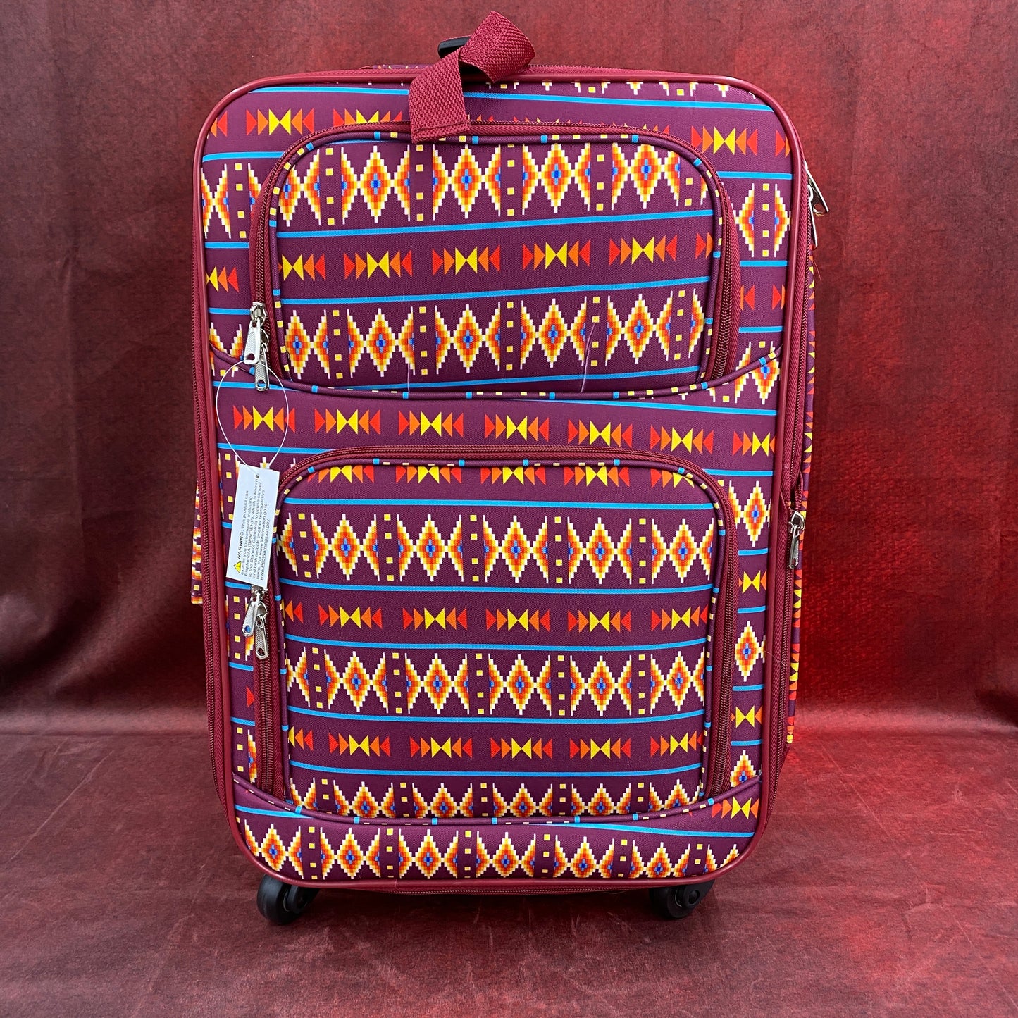 Burgundy Suitcases